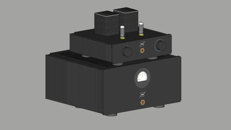 Dissipante 2U 400+Mini 300 1xAMMETER