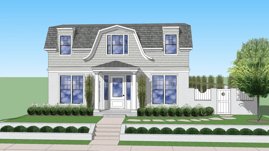 Dutch Colonial Style Home