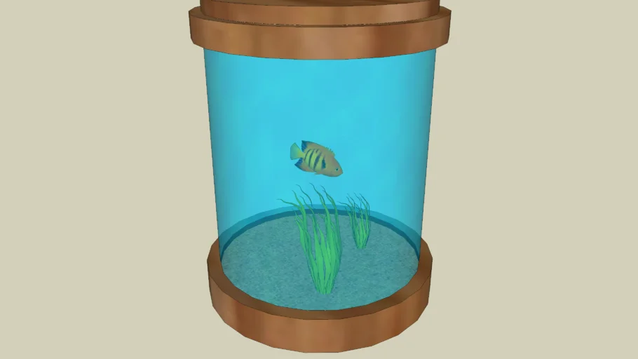 Small Cylinder Fish Tank V.2