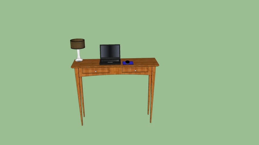 Desk With Accessories