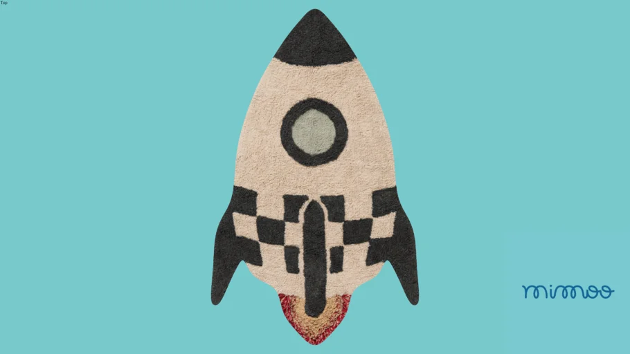 Tapete Lavável Rocket - Mimoo Toys