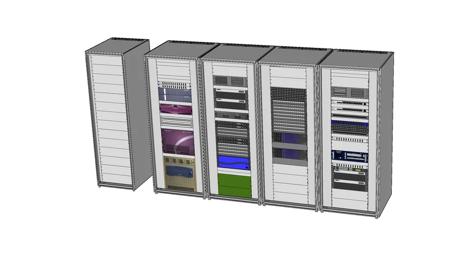 Equipment Racks - 19' and | 3D Warehouse