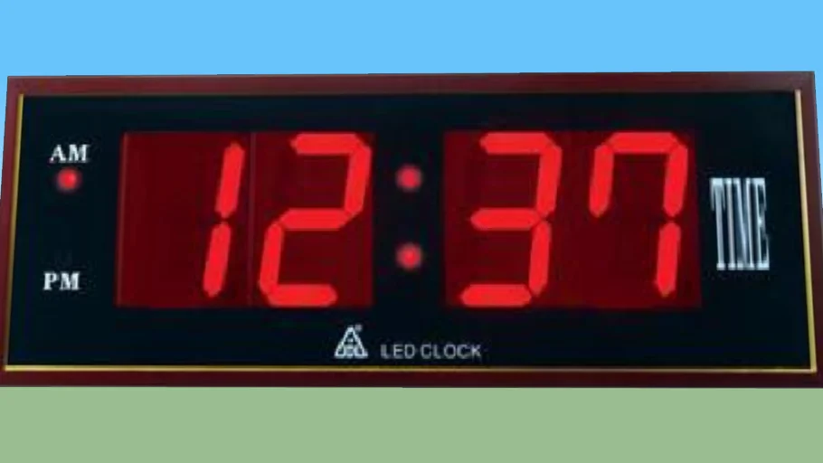 LED Clock | 3D Warehouse
