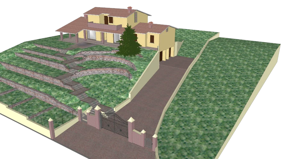 ORLANDINI MASSIMO beautiful house casa unifamigliare con giardino