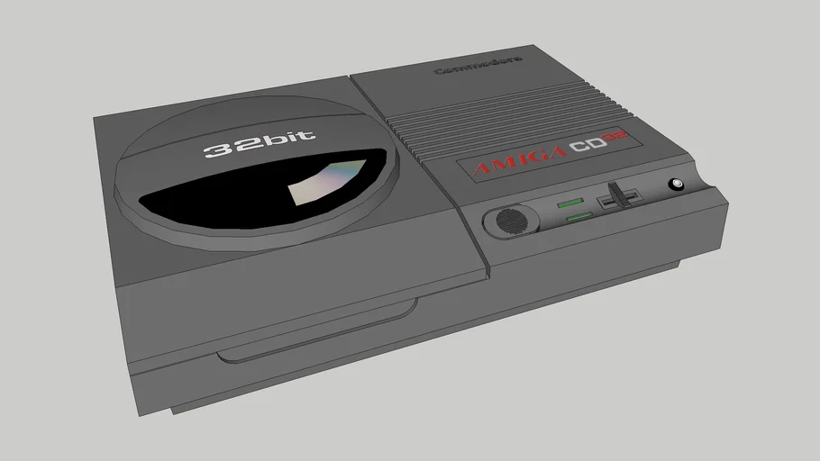 Commodore Amiga CD32 console - Model - 3D Warehouse
