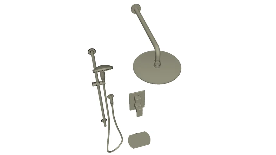 Shower Head and Handheld Shower set 03