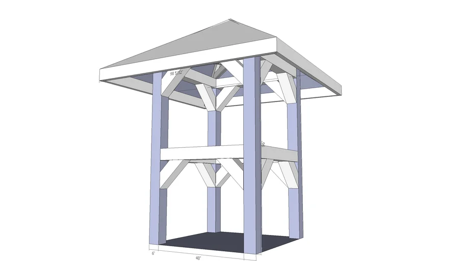 Large Bell Tower and Information pavillion or kiosk or monolith