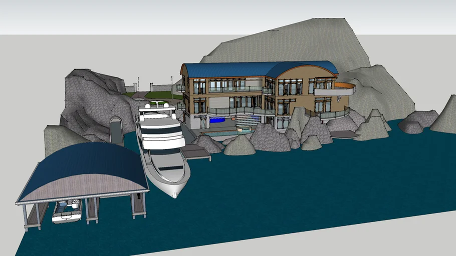 Fraser's luxury boat house