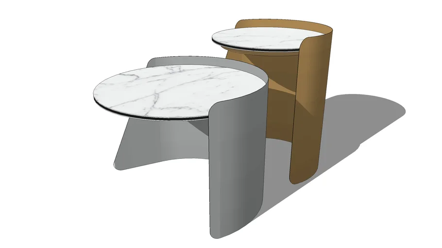 Marble Side Table | 3D Warehouse