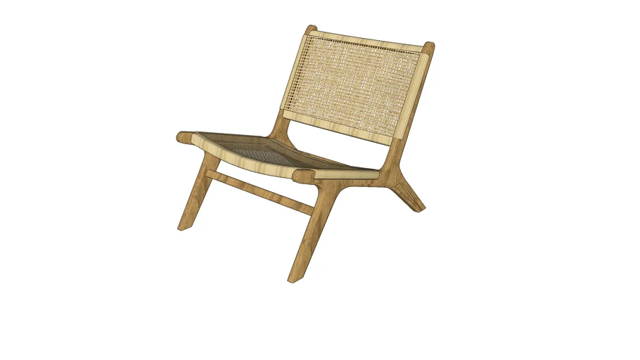 188023 - TICAO Fauteuil en rotin tressé