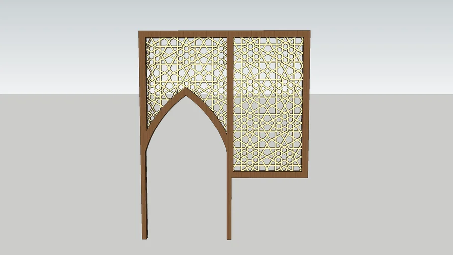 Masjid Panel Wall + Arc