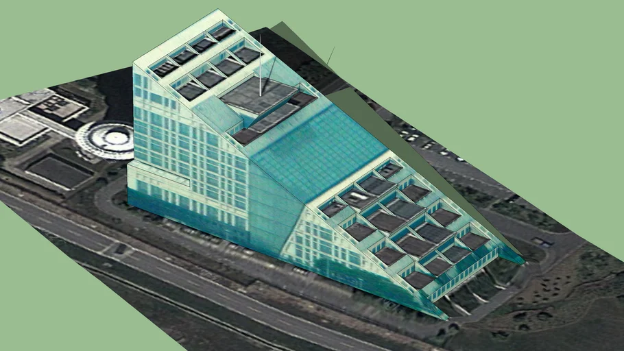 上海浦东国际机场飞控大楼／Flight control building of PVG