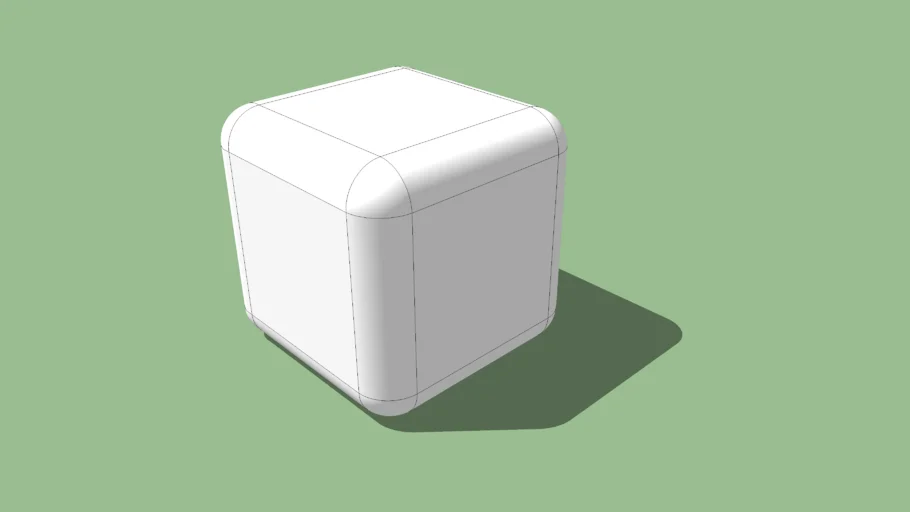 Cube Rounded Corner Cube