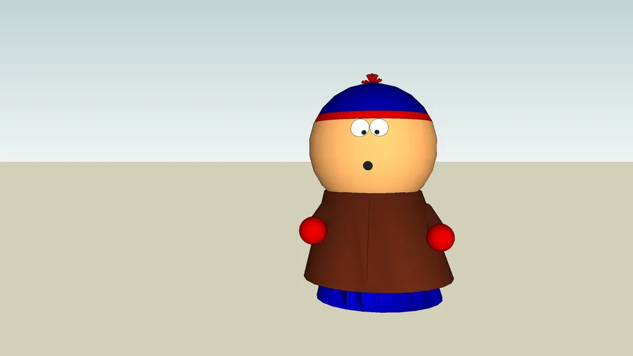 stan marsh from south park 3d