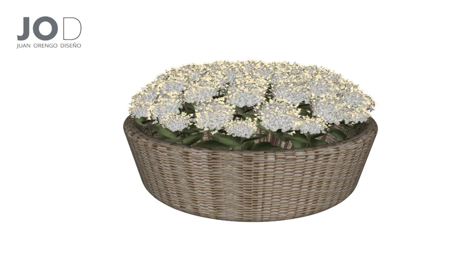 CESTO CON FLORES