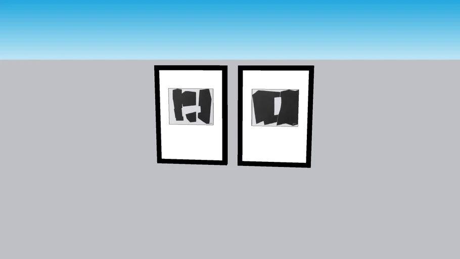 MONOCHROME IV' FRAMED WALL ART 16"X22"