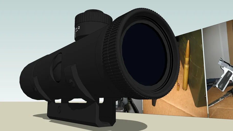 Colt 4x20 AR-15 / M-16 rifle scope