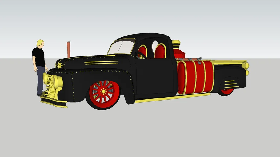 steampunk ford truck