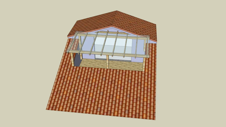 Pergola su mansarda