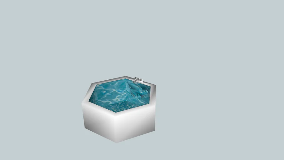 hexagon bath jaccuzi
