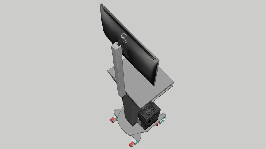 Teacher Computer Cart | 3D Warehouse