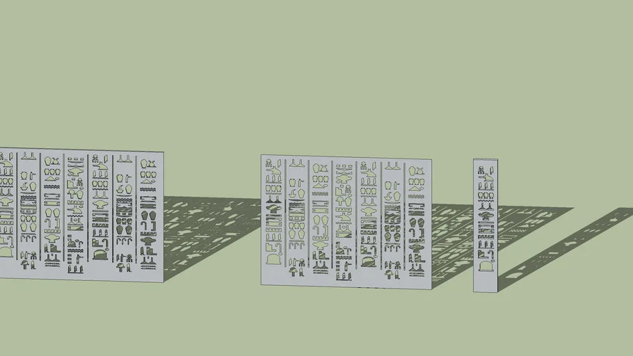 Egyptian Hieroglyphics Symbols