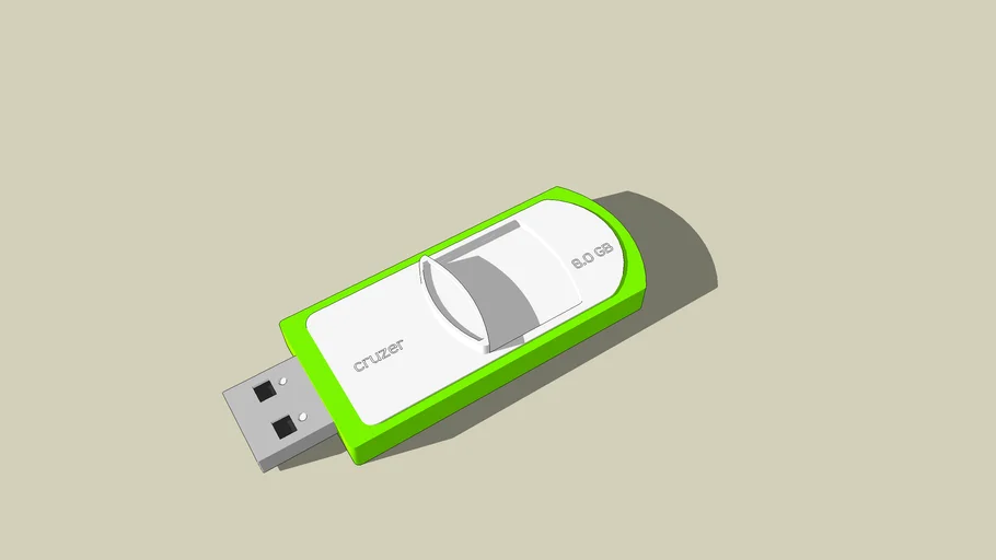 clef USB cruzer | 3D Warehouse