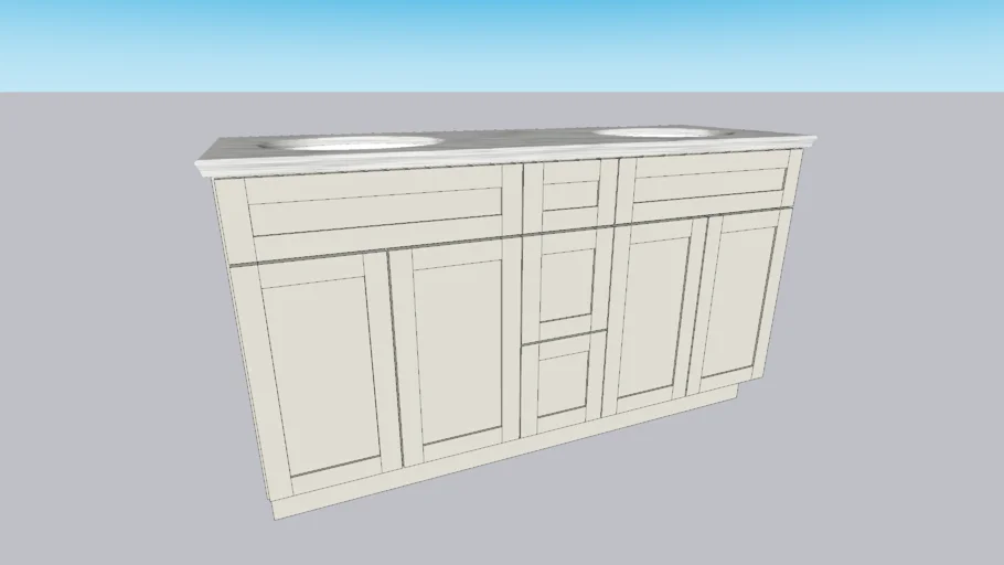 FABUWOOD VANITY SINK AND DRAWER COMBO