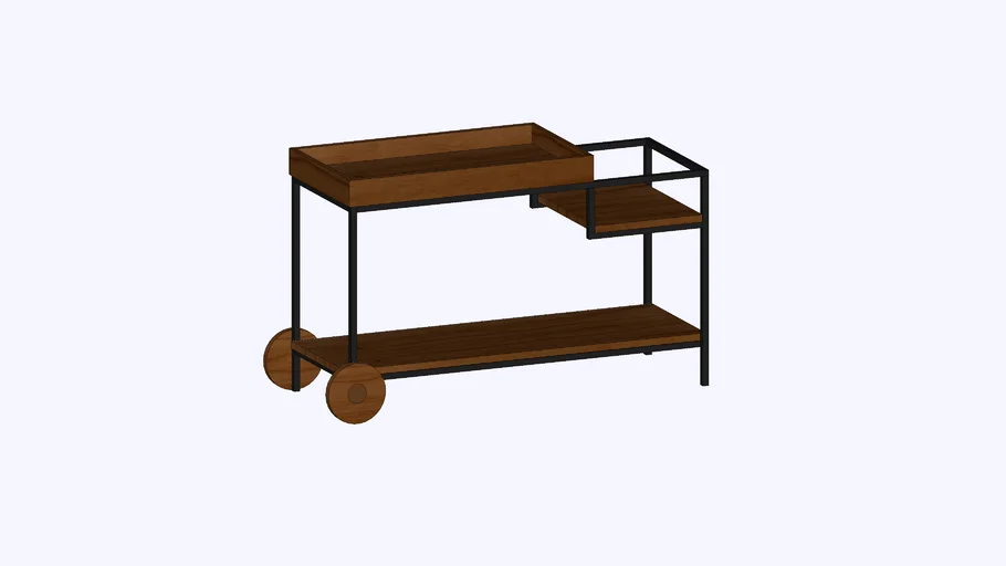 Carrinho Bar Wood