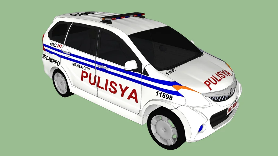 Toyota Avanza Police Car