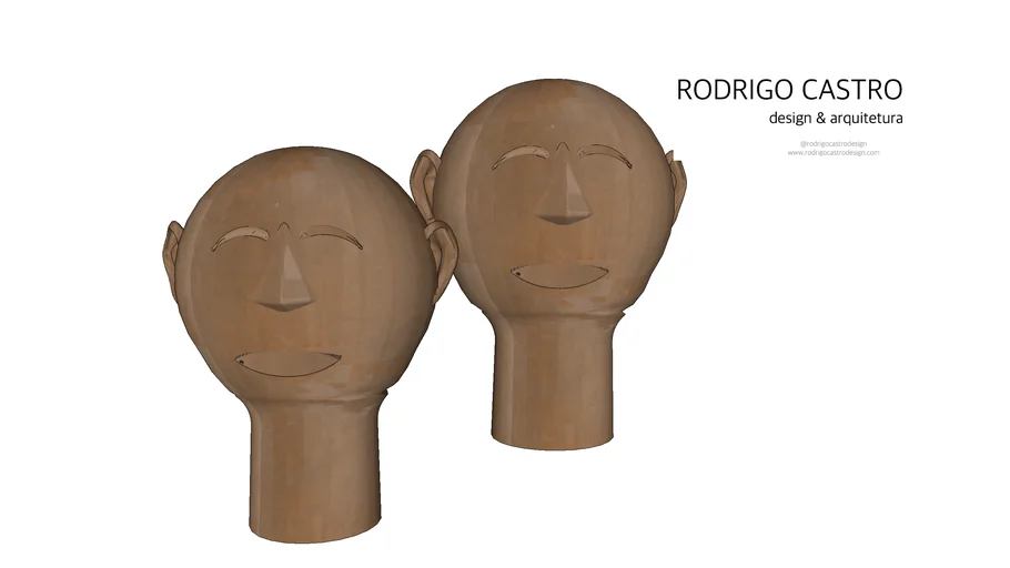 Adornos-Escultura em madeira
