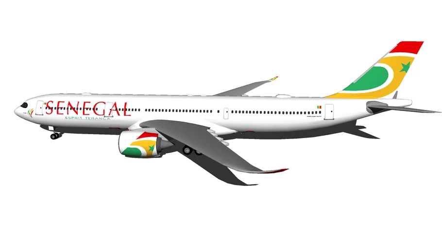 Air Senegal Airbus A330-900neo 9H-SZN "Casamance" (2019) (Wi-Fi Dome)