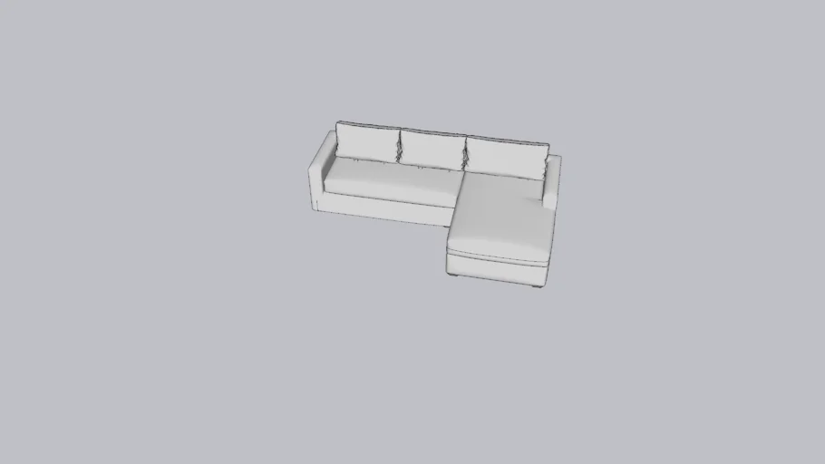 sectional 120x72 | 3D Warehouse
