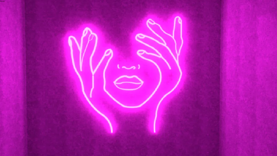 Neon Magenta- Face