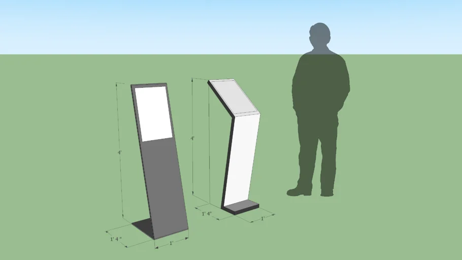 Directory Stand, Signage | 3D Warehouse