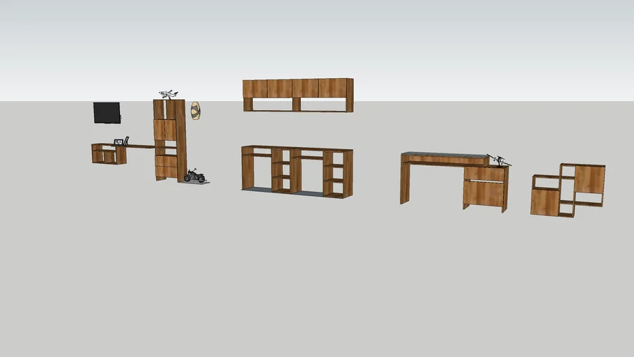 Mueble de melamina