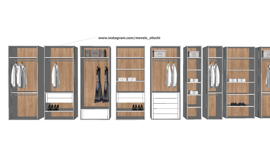 Closet system - Armários Silochi