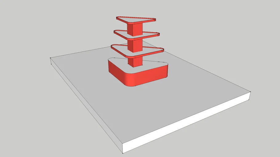 Gondola madeita triangular