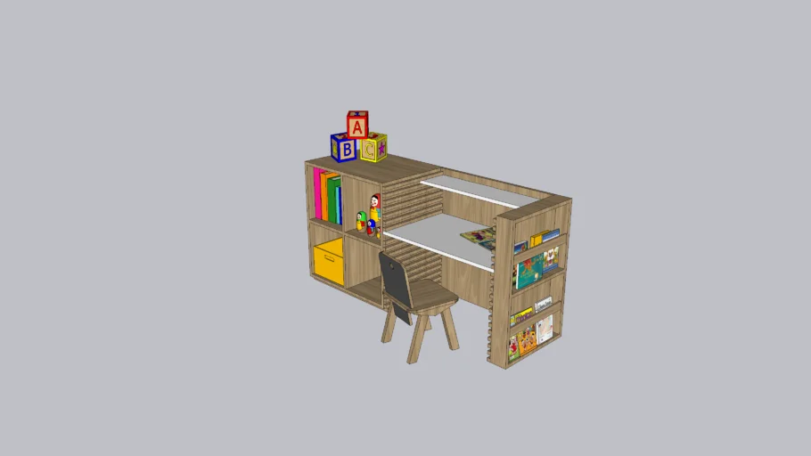 Bancada Infantil Montessori (Montessoriana)
