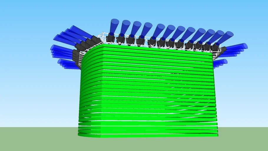 WWE WrestleMania XXVIII Overhead Tron