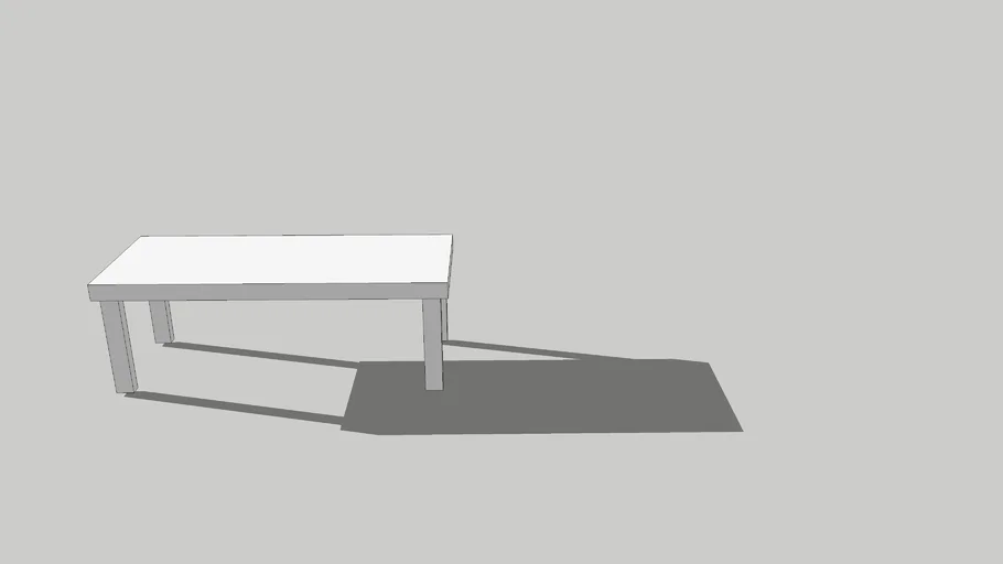 Table simple | 3D Warehouse