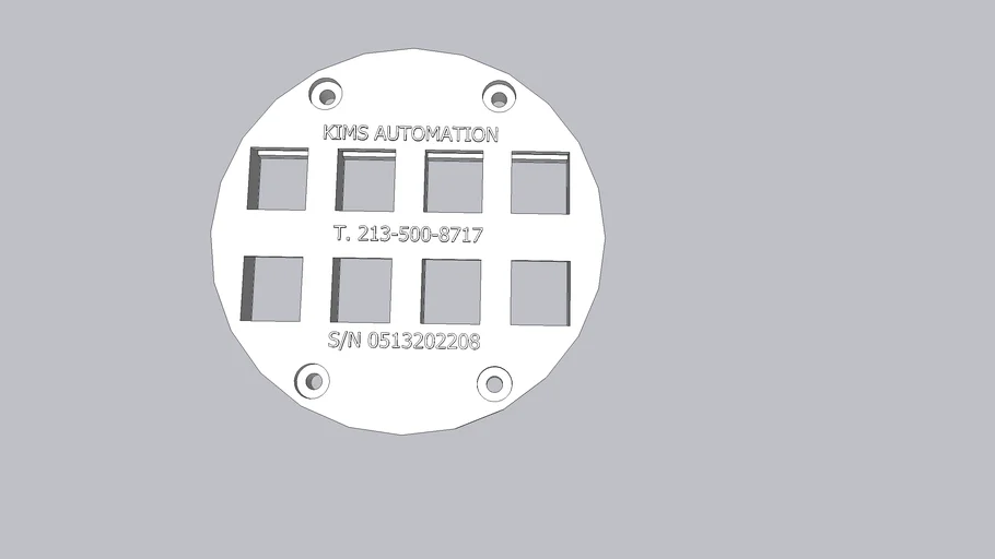 RJ45 KEYSTONE FLOOR COVER