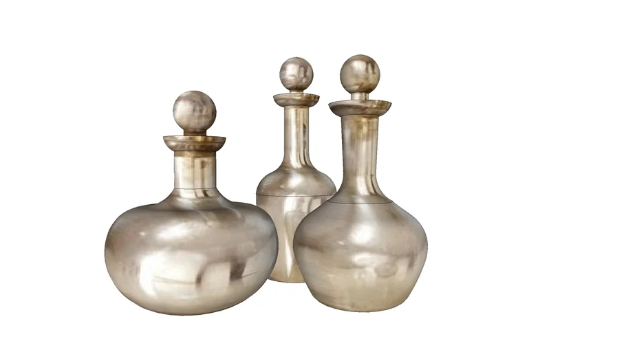 Antique carafe 3 pieces