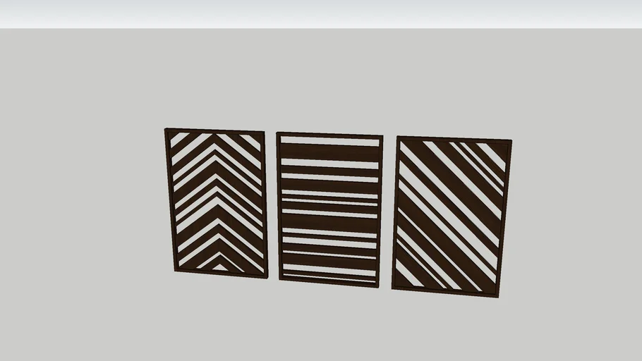 Cuadros 3D Lineales