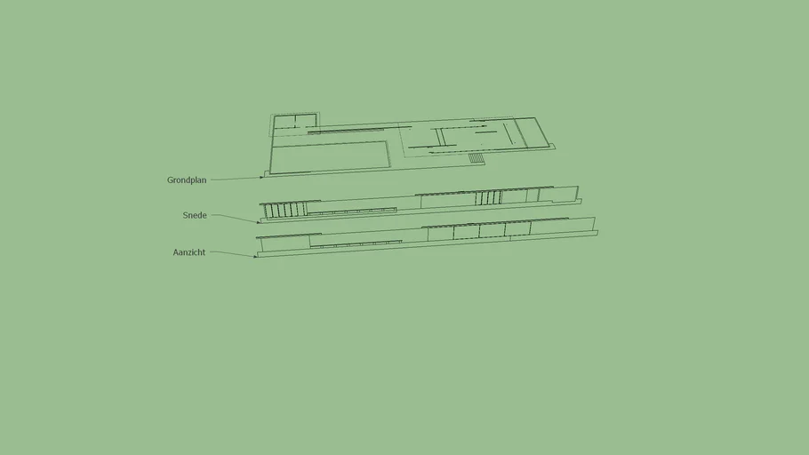 Plans of the Barcelona Pavilion
