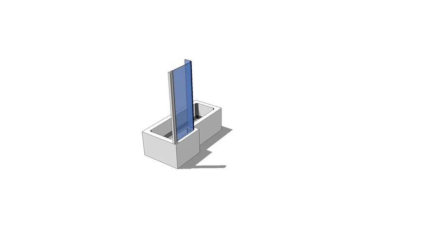 L-Shape Bath with Shower Screen, Left Hand - 1700mm