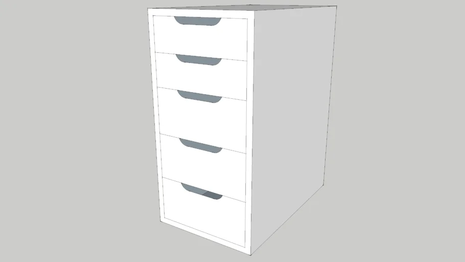 Cajonera Vika Alex Ikea
