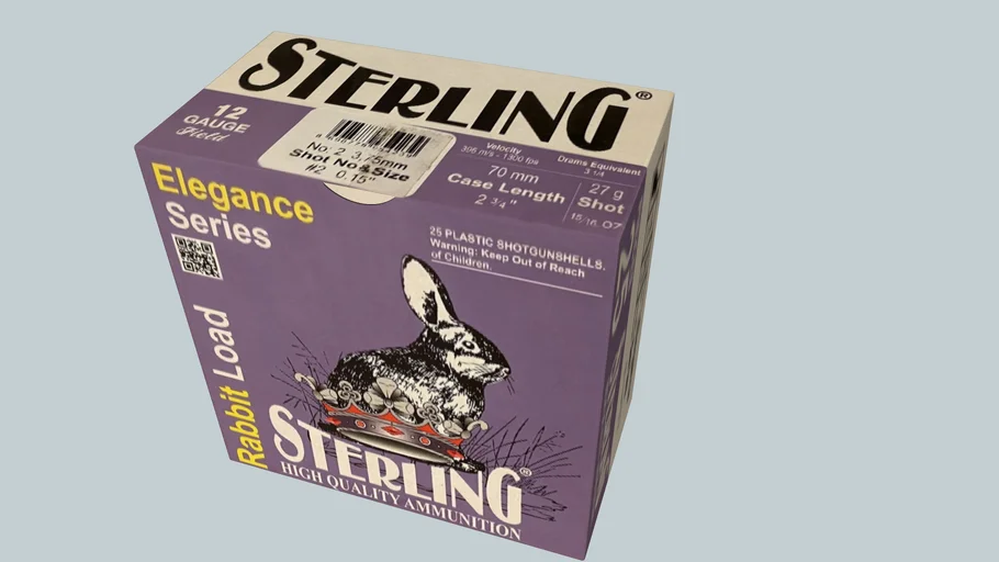 Sterling RABBIT LOAD 12/70 ga | 3D Warehouse