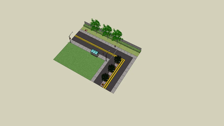 Turning road,