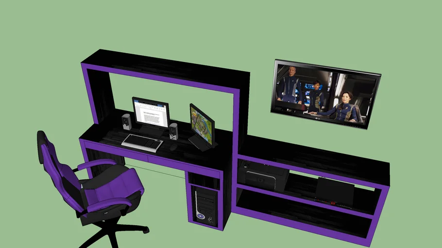 mesa de computador gaming